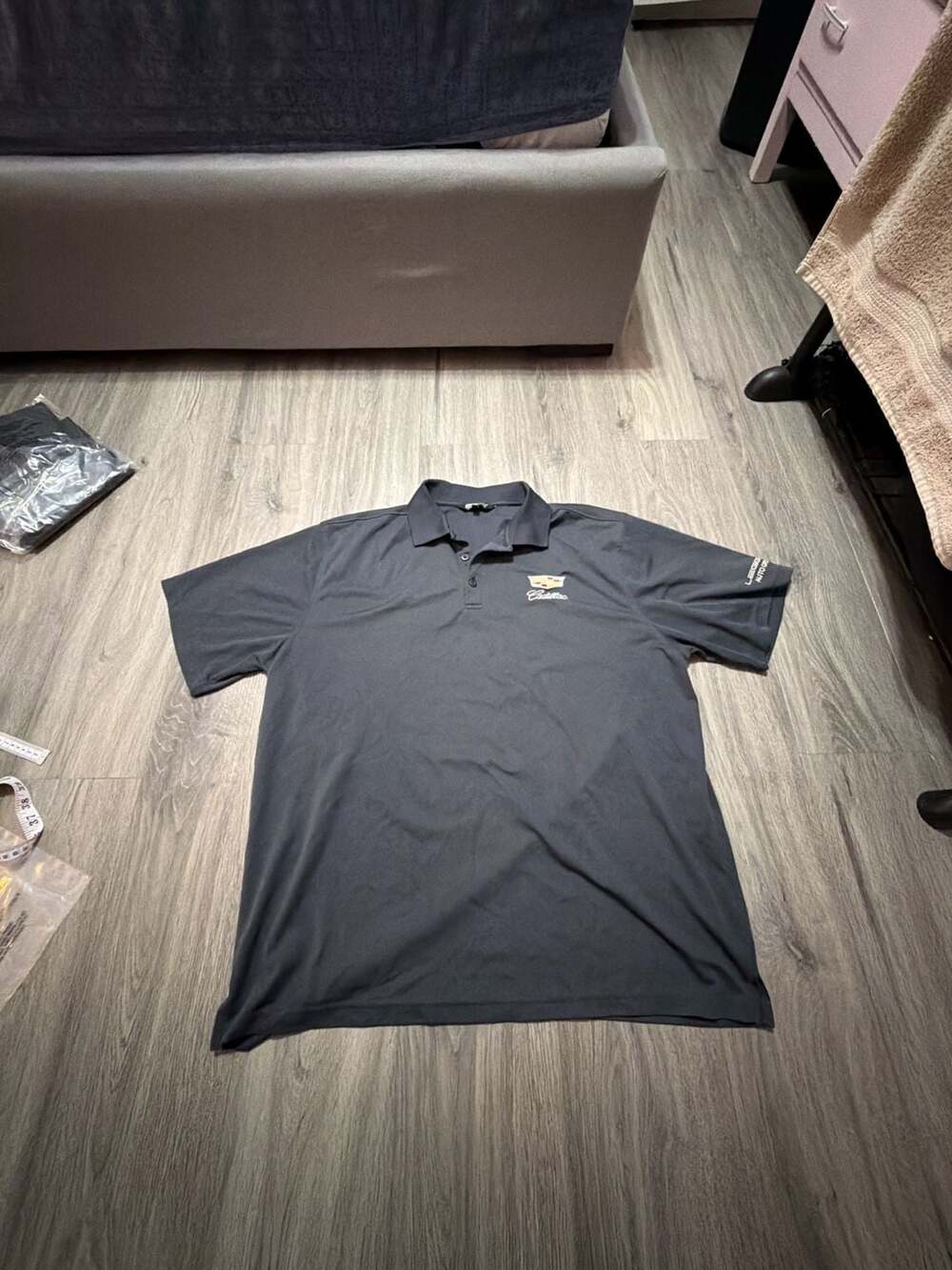 Cadillac Embroidered Logo Polo Size 2 XL ( check measure)